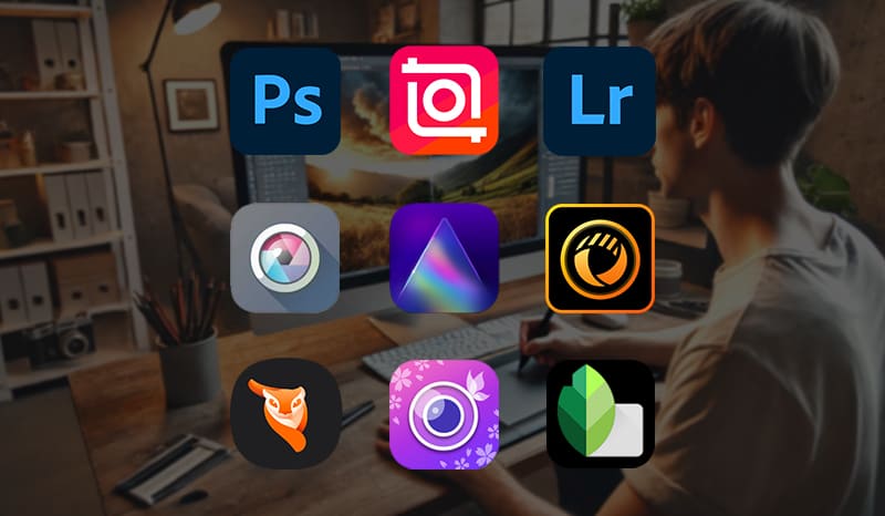 معرفی 5 مورد از انواع بهترین برنامه‌ های ادیت عکس